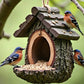 🔥50% OFF! 🐦 2026 New Arrivals – Outdoor Bird Feeder with Realistic Tree Stump Design | Garden Decor & Wildlife Sanctuary in One! 🌿✨