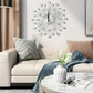 ✨ 50% OFF NOW! 🕰️ Rhinestone Wall Clock – Silent Movement, Sparkling Design & Elegant Home Decor 💎