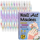 🥳2026 HOT SALE!!💞50K+ SOLD!✨💅🖌️Dual‑Tip Nail Art Pens