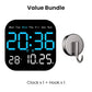 🔥HOT SALE 49% OFF⏰Multifunctional Digital Alarm Clock for Home & Office