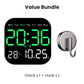 🔥HOT SALE 49% OFF⏰Multifunctional Digital Alarm Clock for Home & Office