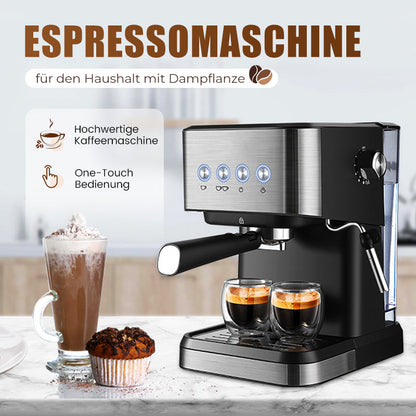☕Espresso machine for home use with steam wand