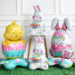 🐰🎉3Giant 3D Standing Bunny Balloon Self-Supporting Festive Cheer🎁