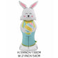 🐰🎉3Giant 3D Standing Bunny Balloon Self-Supporting Festive Cheer🎁