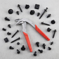 Car Clip Pliers & Trim Removal Tool, Spring-Loaded Fastener Rivet Remover for Auto Door Panels