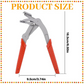 Car Clip Pliers & Trim Removal Tool, Spring-Loaded Fastener Rivet Remover for Auto Door Panels