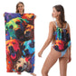 🏖️2-in-1 Printed Beach Towel Backpack
