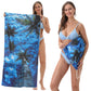 🏖️2-in-1 Printed Beach Towel Backpack