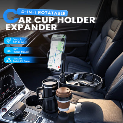 🔥Hot Sale 49% Off🚗4-in-1 Rotatable Car Cup Holder Expander