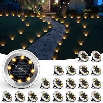 ⏳Limited-time 50% off⏰Outdoor Waterproof Solar Ground Light - 2 Pack/Set🏡💡