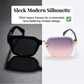 Rimless Rectangular Sunglasses for Men & Women