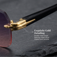 Rimless Rectangular Sunglasses for Men & Women