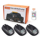 RGB strobe light for car roof with solar power, signal lamp for cabin with remote control, wireless LED warning lights for truck without drilling, for camping, improved night visibility and lighting