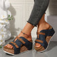 🔥Summer Promotion 50% OFF🔥 Women's Fashion Cutout Platform Wedge Sandals