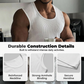 Men's Ribbed Knit Slim Fit Tank Top