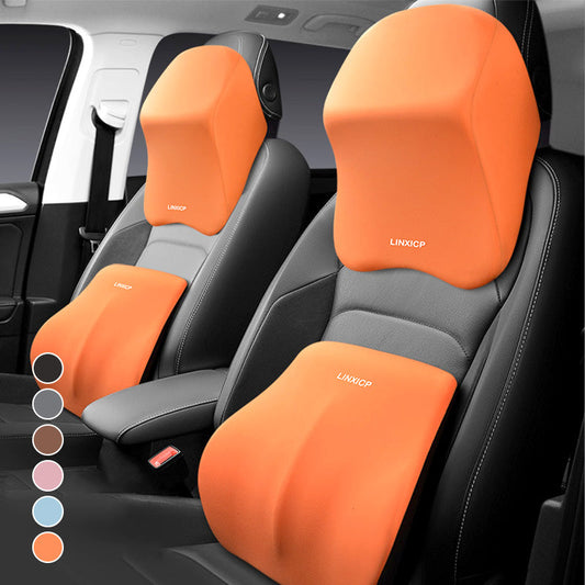 Car Seat Back Support and Neck Pillow Kit