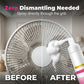 🌀 Fan cleaner spray – no dismantling. Foam melts dust. Works on all fans! 🧼✨
