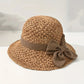 💥Hot Sales-49% OFF🔥Elegant Woven Straw Sun Hat with Bow