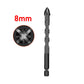 Four-Flute Sawtooth Drill Bit Set