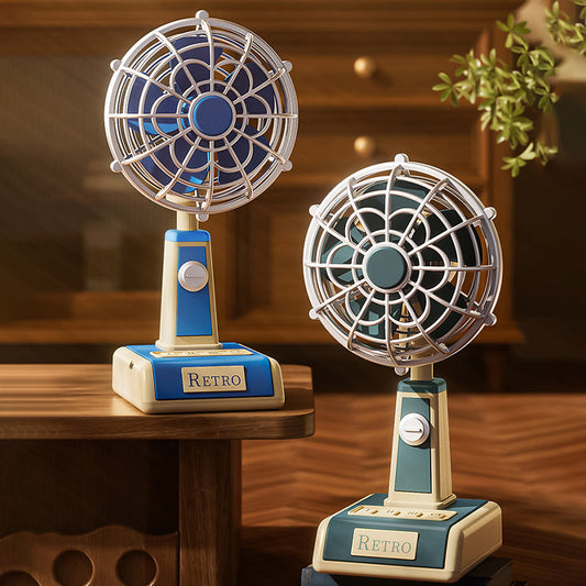 ⏳LIMITED TIME: 50% OFF! 🏆Retro USB Desk Mini Fan