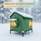 😻2026 New Upgrade ＆ Hot Sale🔥All-Weather Elevated Outdoor Cat House – Waterproof, Insulated, Foldable 🌧️