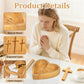 💖🎁2026 Mother's Day Gifts 50% Off--🎁Heart-shaped wooden bowl for prayer