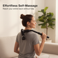 Long-Handle Percussion Massager with 5 Heads