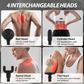 Portable Percussion Massage Gun with Extension Handle