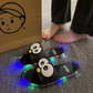 🐧 50% OFF NOW! 💡 LED Cartoon Slippers – Vibrant Light-Up Sole & Cute Penguin Design – Flexible PVC & Easy Slip-On 🏠