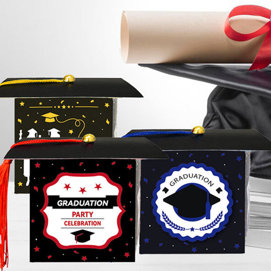 Mortarboard Shaped Party Favor Box