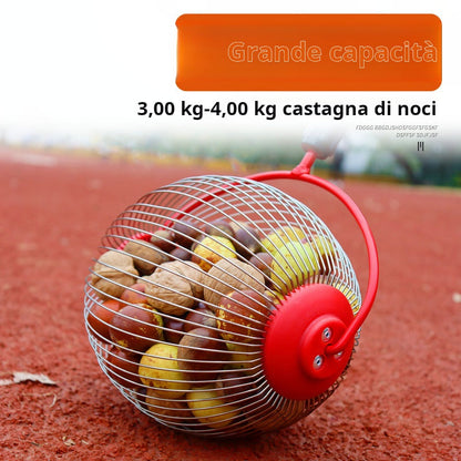 A miracle tool for quickly gathering walnuts, chestnuts, and dried fruit