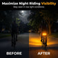 Wireless Bike Turn Signal Light