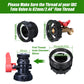 IBC Tote Tank Adapter with Brass Ball Valve