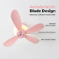 Rechargeable Hanging Fan with LED Night Light