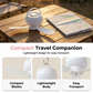 Rechargeable Hanging Fan with LED Night Light