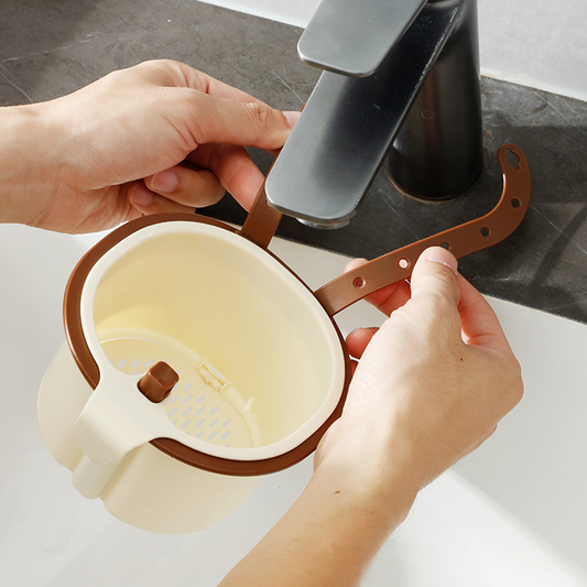 Plastic Kitchen Suction Cup Sink Drain Basket