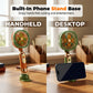 Rechargeable Floral Mini Fan with Stand Base