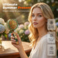 Rechargeable Floral Mini Fan with Stand Base