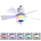 🔥Summer Special🌬️Smart Ceiling Fan with Light, RGB & Bluetooth Speaker