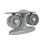 🔥Hot Sale 50% 0FF✈️Modern Portable Dual-Head Desktop Fan🌀