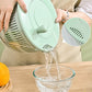 9-in-1 Multifunctional Large Capacity Salad Spinner & Slicer