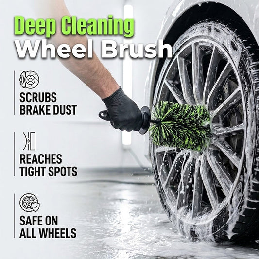 🚗 50% OFF NOW! 🧽Wheel Barrel Cleaning Brush
