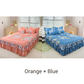 🥳SUMMER HOT SALE💞3-Piece Ruffled Bed Skirt Set