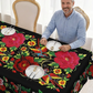 🏆Limited Time 60% Off! 💥Mexican Floral Tablecloth with Scalloped Edge
