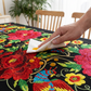 🏆Limited Time 60% Off! 💥Mexican Floral Tablecloth with Scalloped Edge