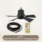 🔥50% OFF NOW!💨2-in-1 Portable Ceiling Fan & Light With Remote Control