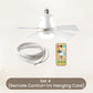 🔥50% OFF NOW!💨2-in-1 Portable Ceiling Fan & Light With Remote Control
