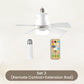 🔥50% OFF NOW!💨2-in-1 Portable Ceiling Fan & Light With Remote Control