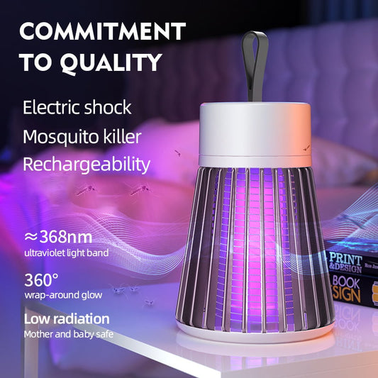 🔥Summer Promotion 59% OFF!!🦟USB/Rechargeable Portable Mosquito & Fly Trap Lampr for Indoor & Outdoor