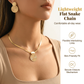 💎 50% OFF NOW! ✨ Modern Chic Necklace & Earring Set – Gold finish, geometric design & lightweight – perfect for daily elegance or gifting – includes matching pieces for a polished look 💫